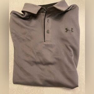 Under Armour Men's Charcoal Polo Shirt - Like New condition.